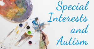 paint brushes showing one of many special interests for individuals on the autism spectrum